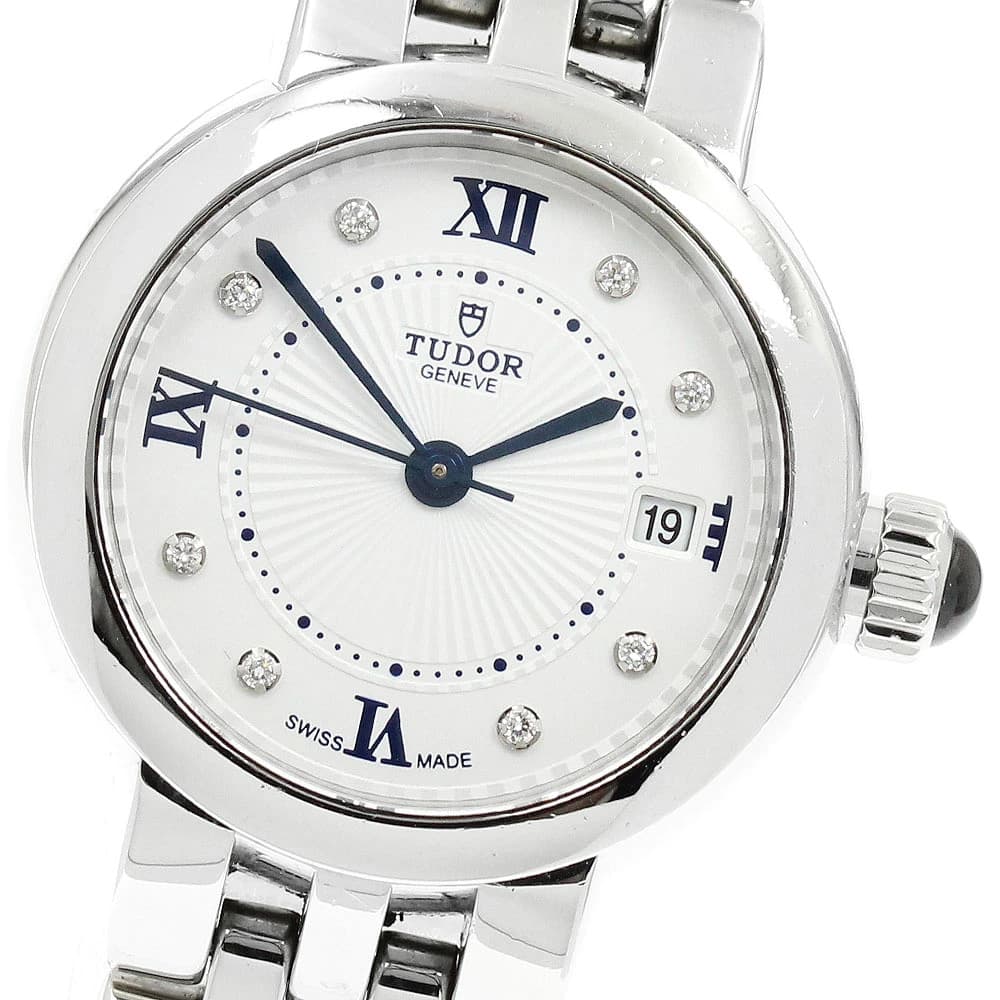 Tudor TUDOR 35200 Claire de Rose 4P Diamond Date Automatic Ladies With 955772 Us