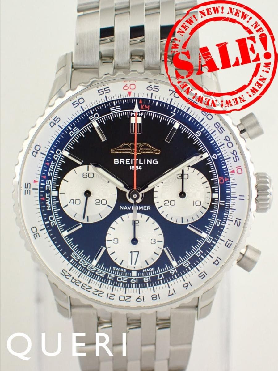 BREITLING Navitimer B01 Chronograph 41 Black AB0139211B1A1 TO311150