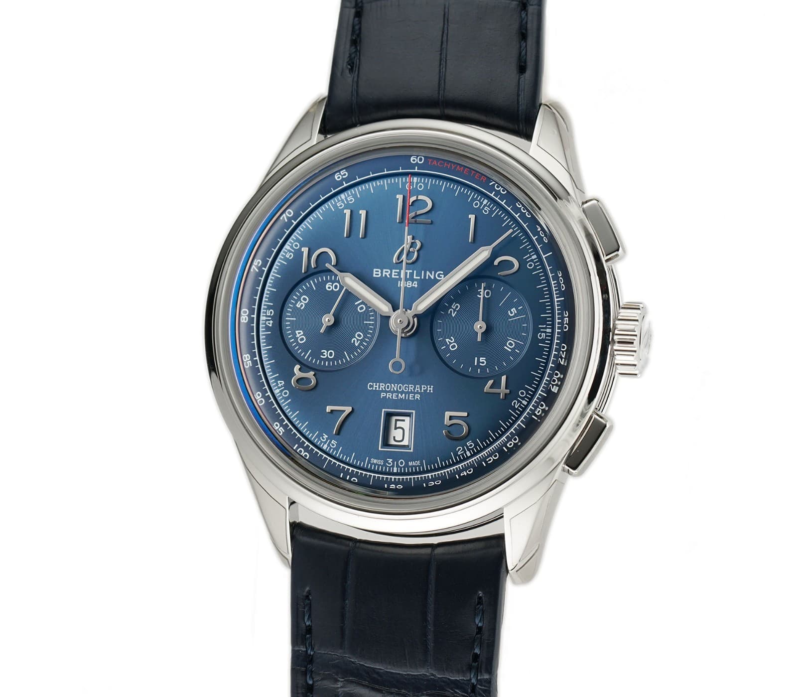Breitling Premier 42mm B01 Chronograph Steel Blue Dial AB0145171C1P2 - 2024