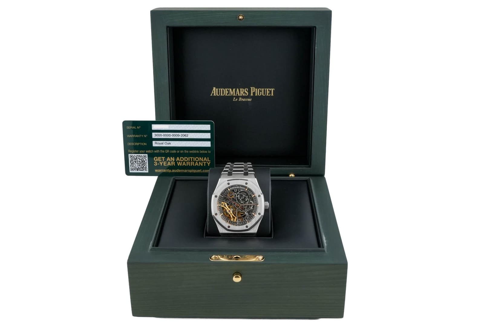 Audemars Piguet Royal Oak Double Balance Wheel Skeleton Dial Box & Papers 2017