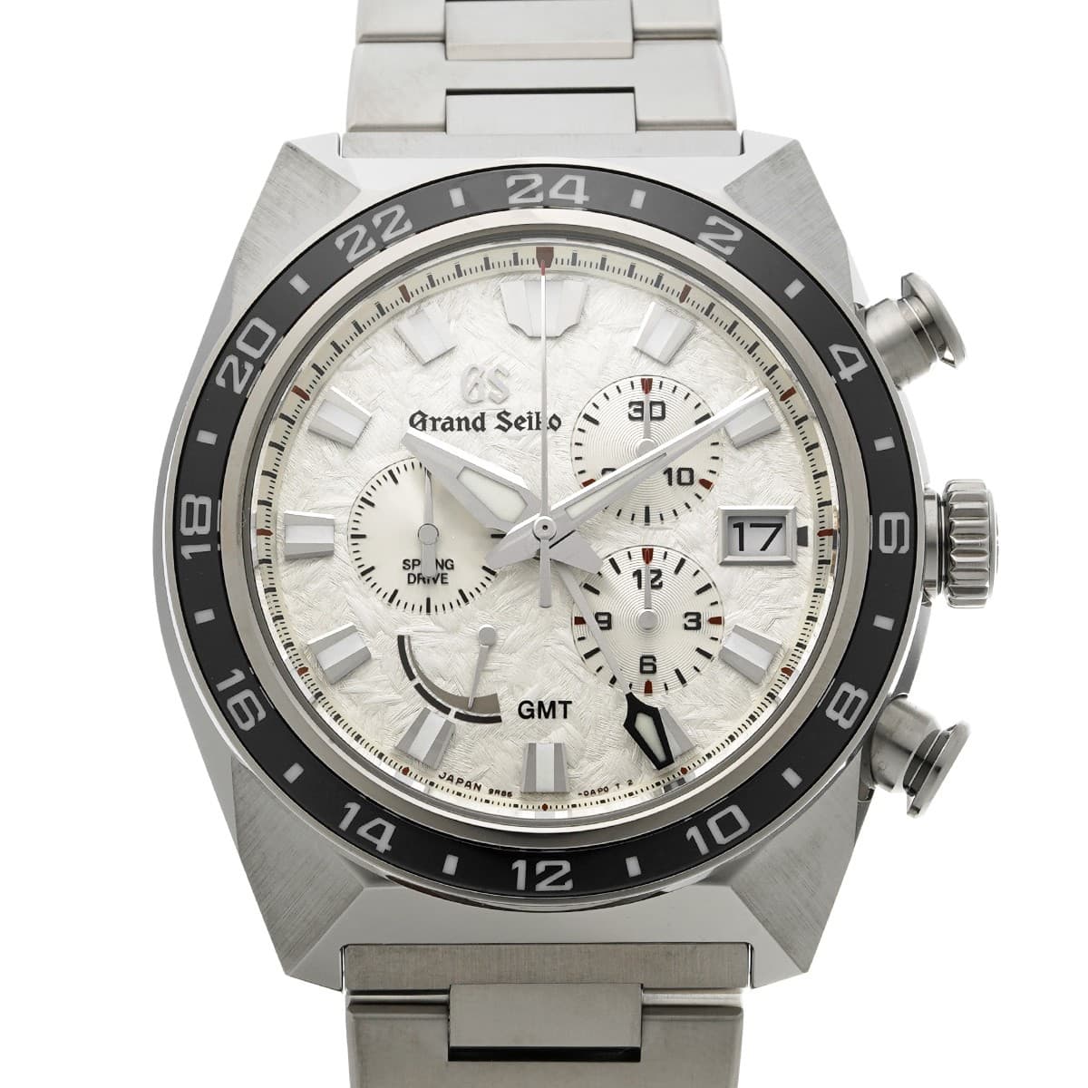 Grand Seiko Sports Collection Spring Drive Chronograph GMT SBGC253 Shiny whi...