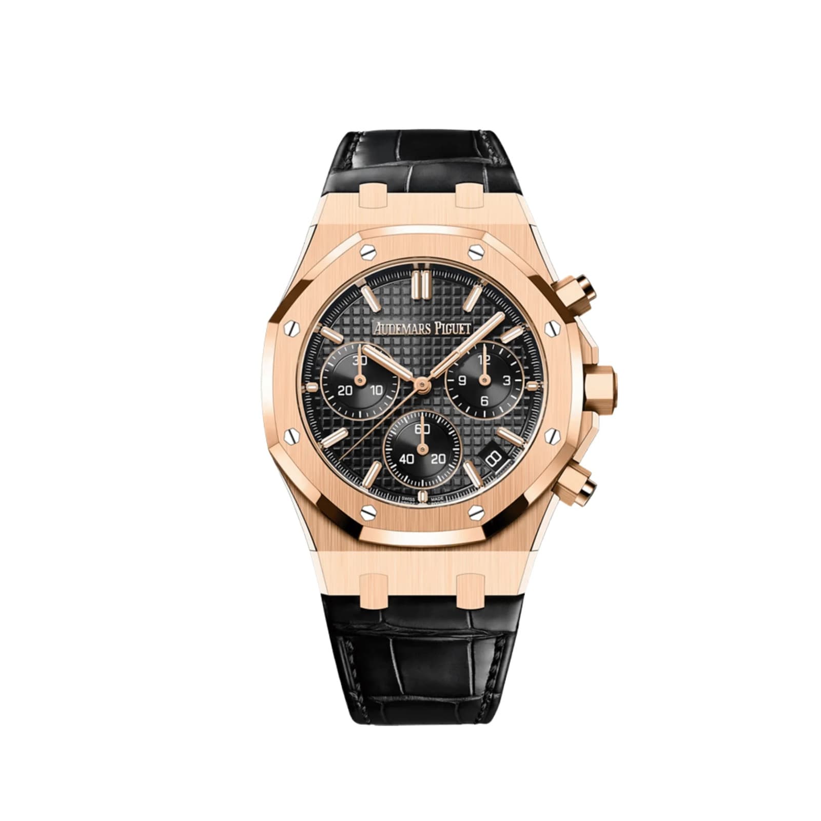 Audemars Piguet Royal Oak 26240OR.OO.D002CR.02 Chronograph Rose Gold Black Dial