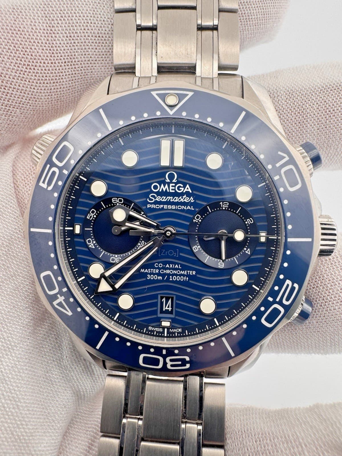OMEGA Seamaster Diver 300M 210.30.44.51.03.001 Blue Dial 44mm Box & Papers