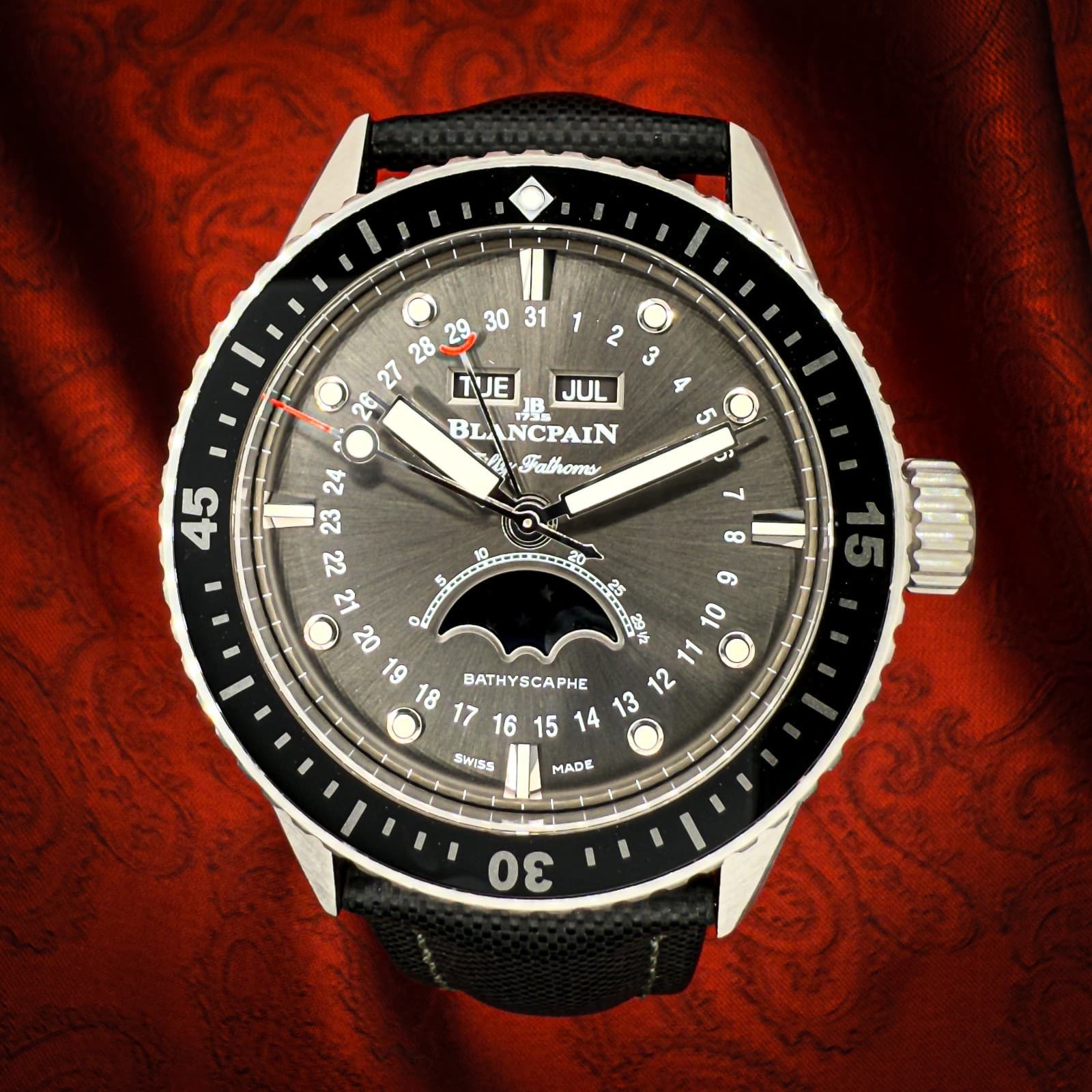 Blancpain Fifty Fathoms Bathyscaphe– Ref. 5054-1110-B52A – 43mm -  Complete Set