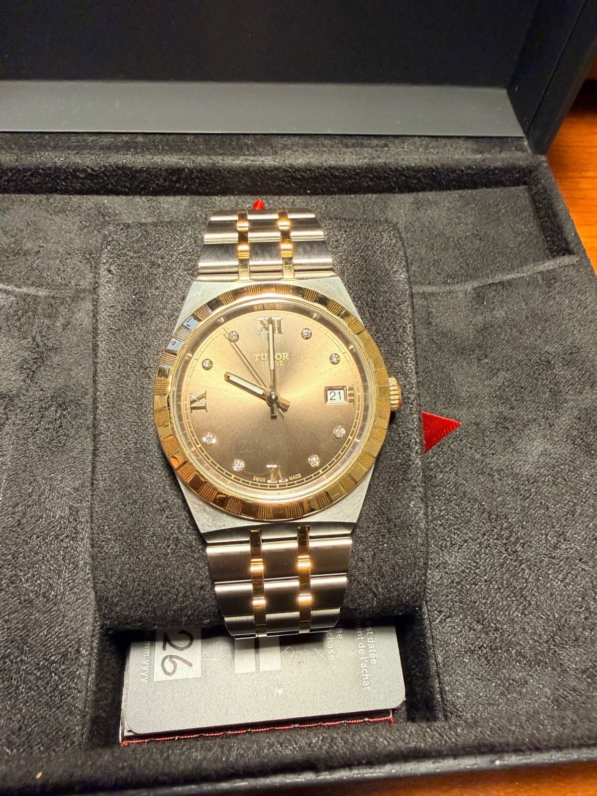 Tudor Royal Ref: 28503 38mm 2026 B&P Wrist Size: 7.75 be