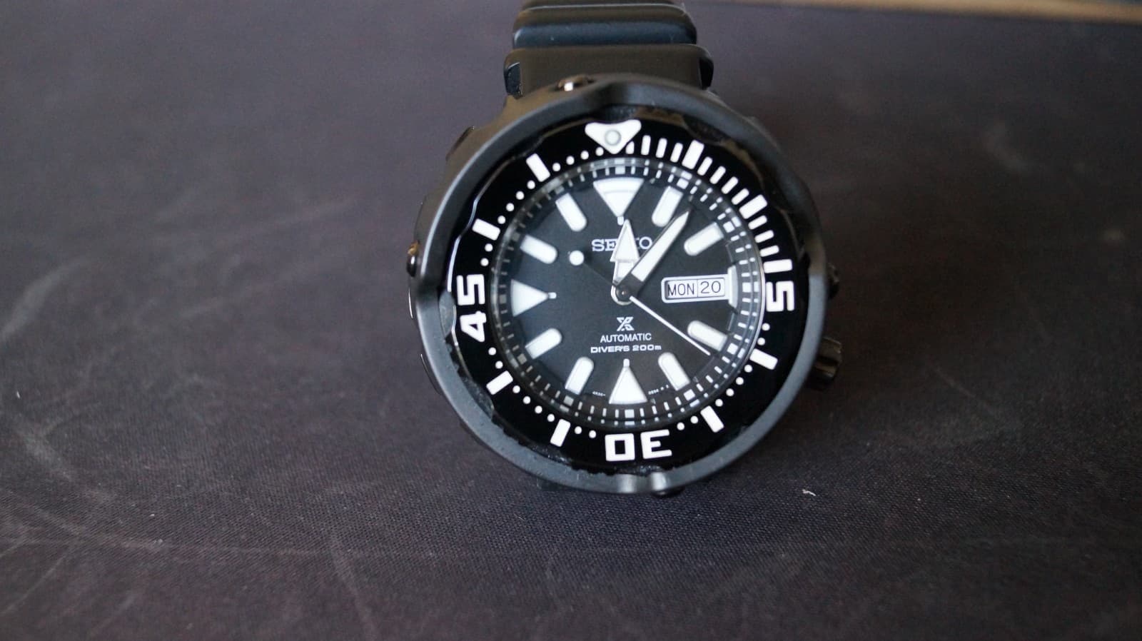 Seiko ProspeX Automatic watch case 52mm Baby TUNA SRPA81 Ceramicdate day @3
