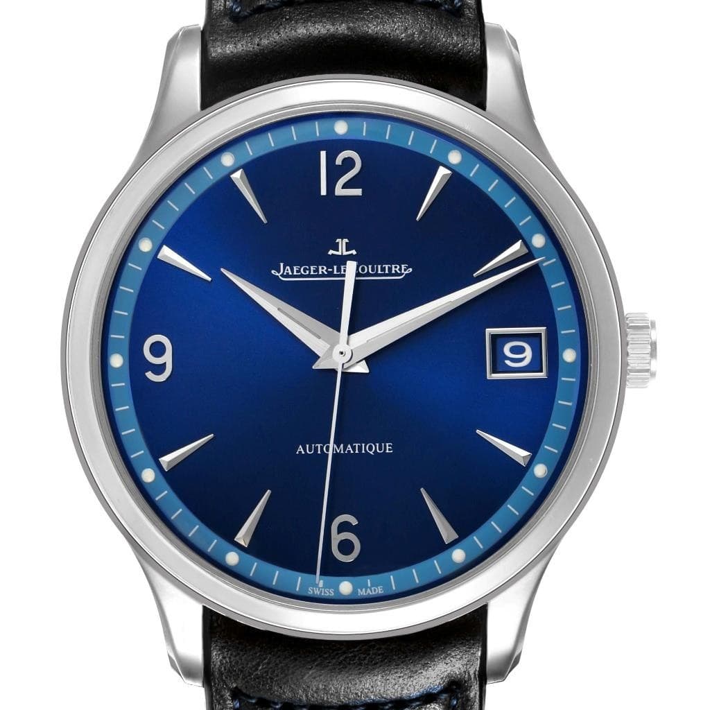 Jaeger LeCoultre Master Control Date Steel Mens Watch 830.8.A0.S Q4018480 Card