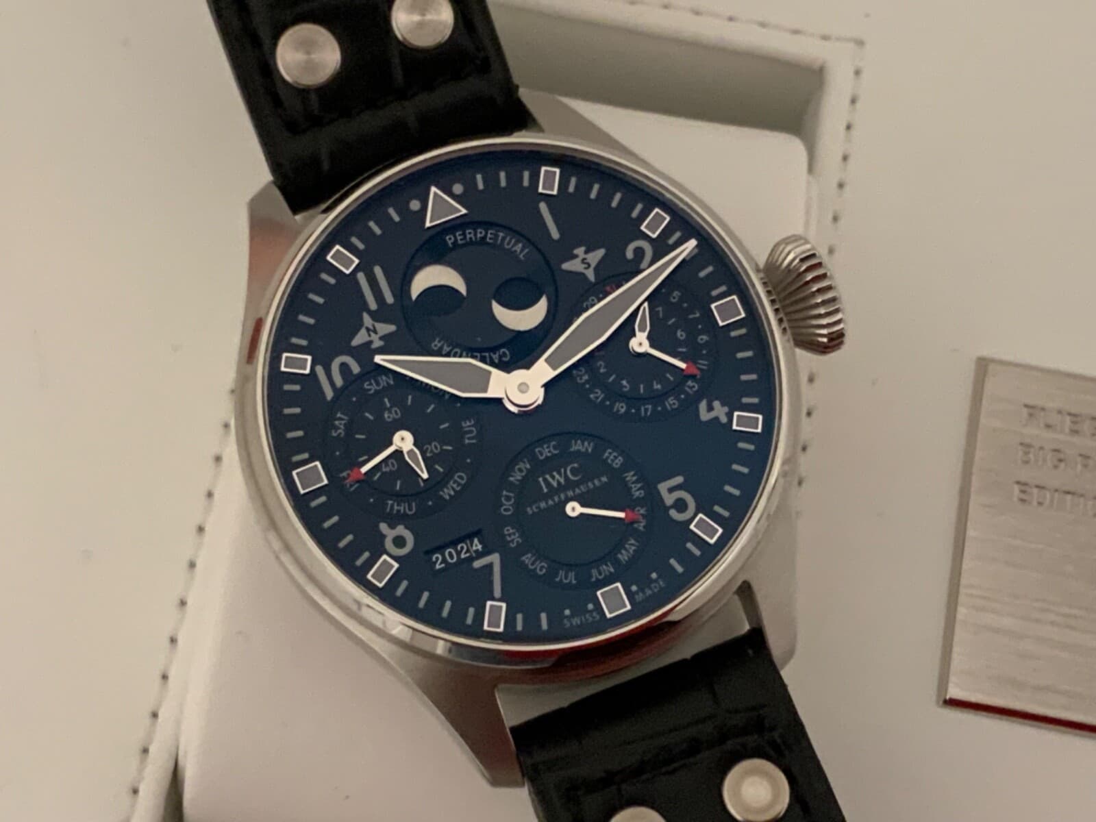 IWC BIG PILOT 46mm PERPETUAL CALENDAR IW502621 ZEGG & CERLATI EDITION 09/31