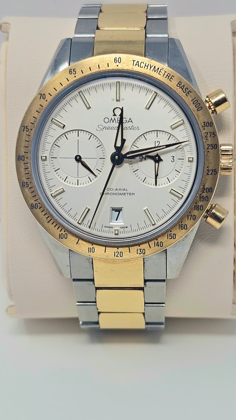 Omega Speedmaster 57 Co-Axial Chronograph 331.20.42.51.02.001 Two-Tone Full Set