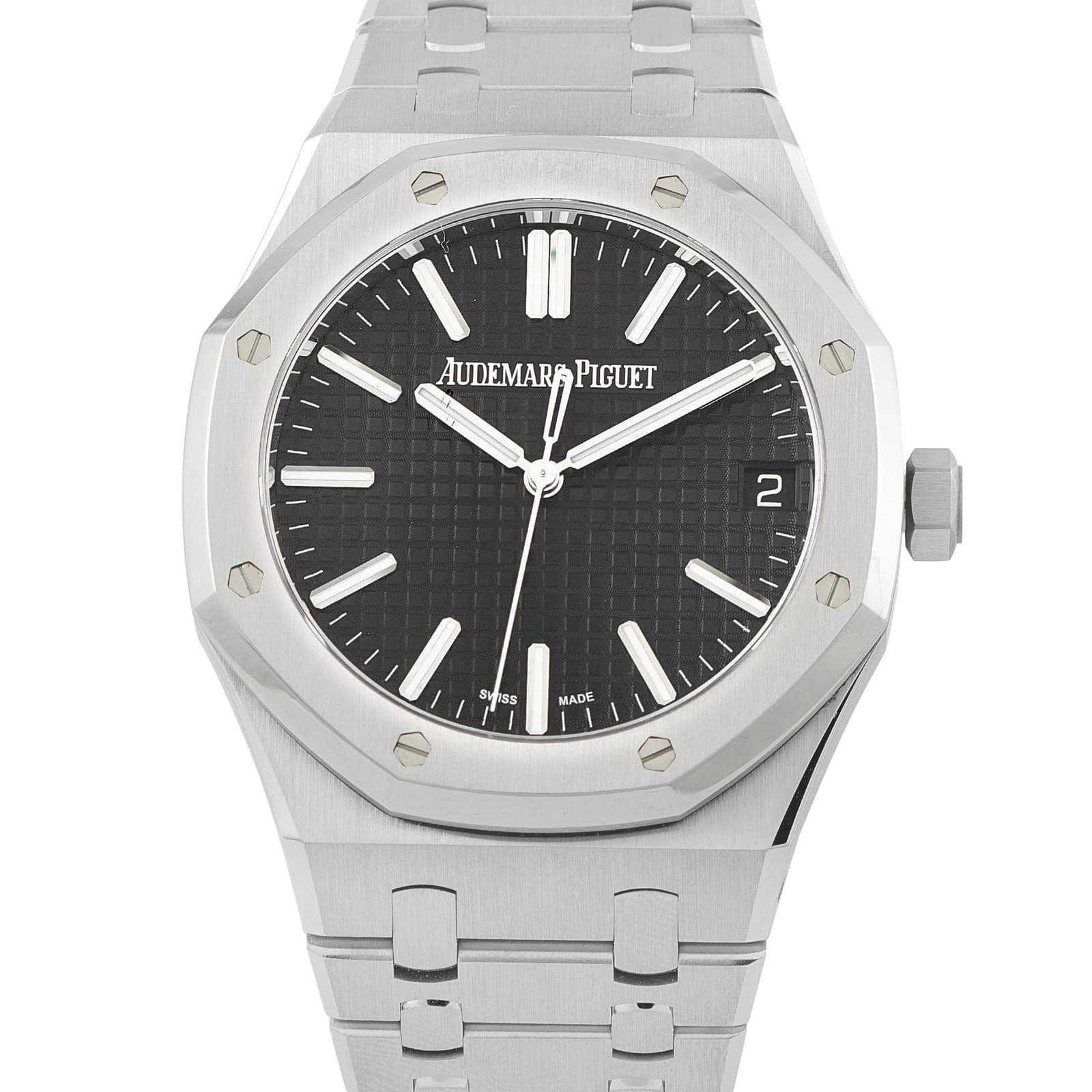 Audemars Piguet Royal Oak Black Dial Steel Watch 15510st.oo.1320st.07