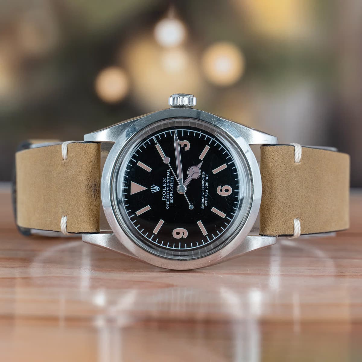 VintagRolex Explorer 36 MM Refinished Dial Automatic Watch Ref. No 1016