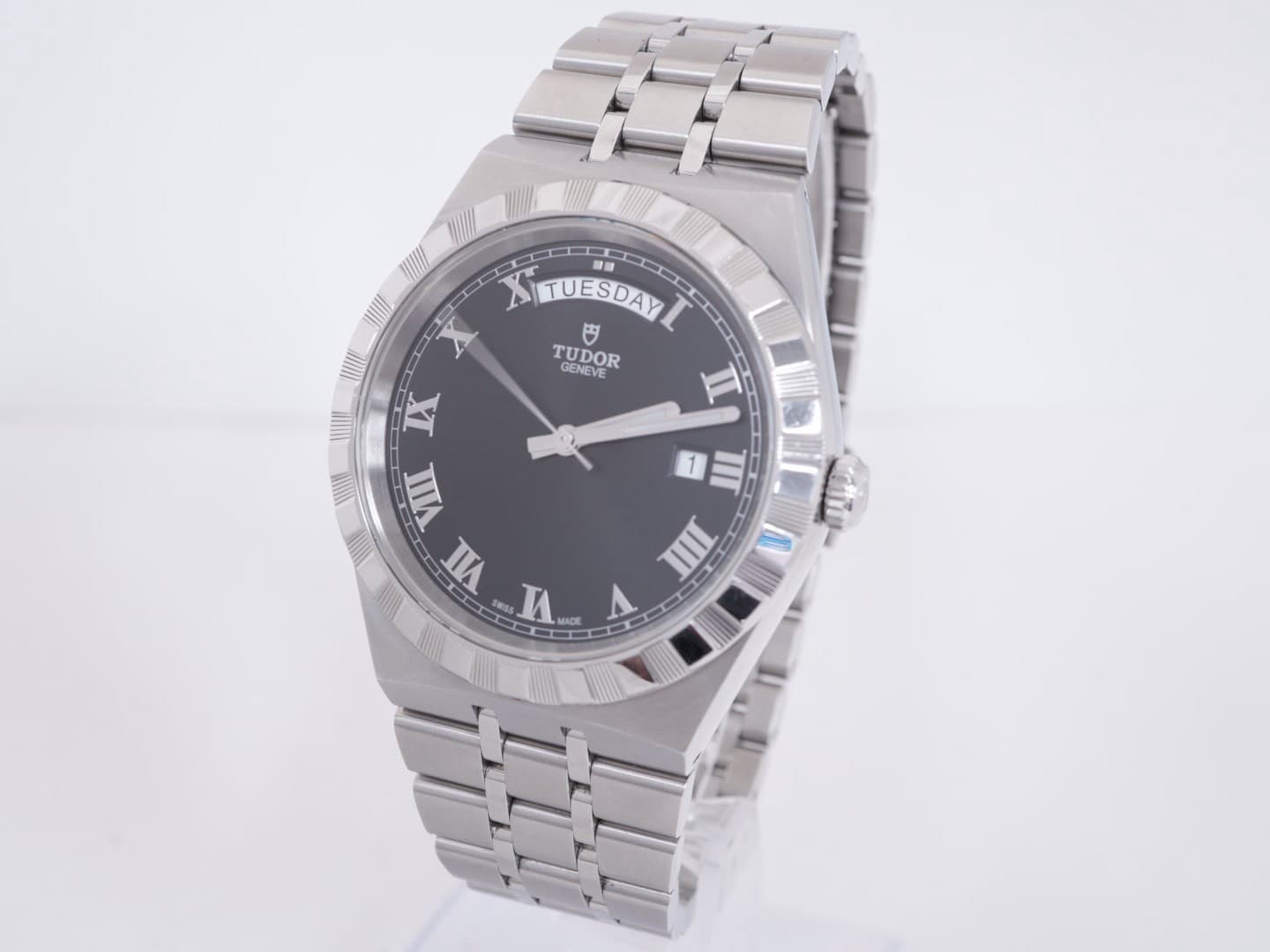 TUDOR Royal 28600 Black 41mm Automatic Mens Watch Excellent A7779