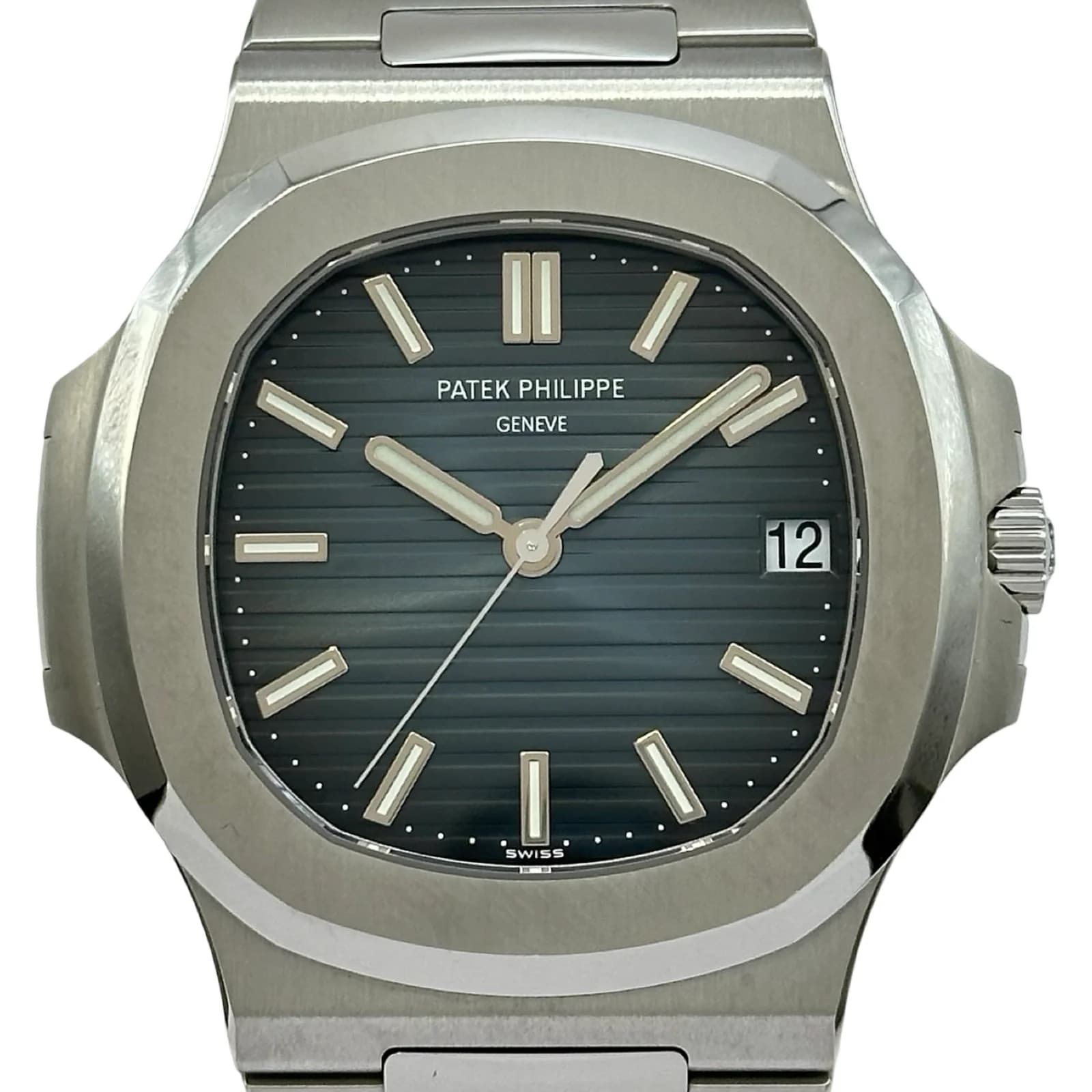 Patek Philippe Nautilus 5711 1a-010 Black Stainless Steel Automatic Mens Used
