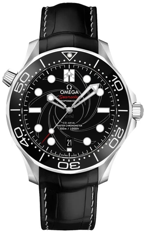 Omega Seamaster Black Dial Platinum James Bond Men's Watch 210.93.42.20.01.001