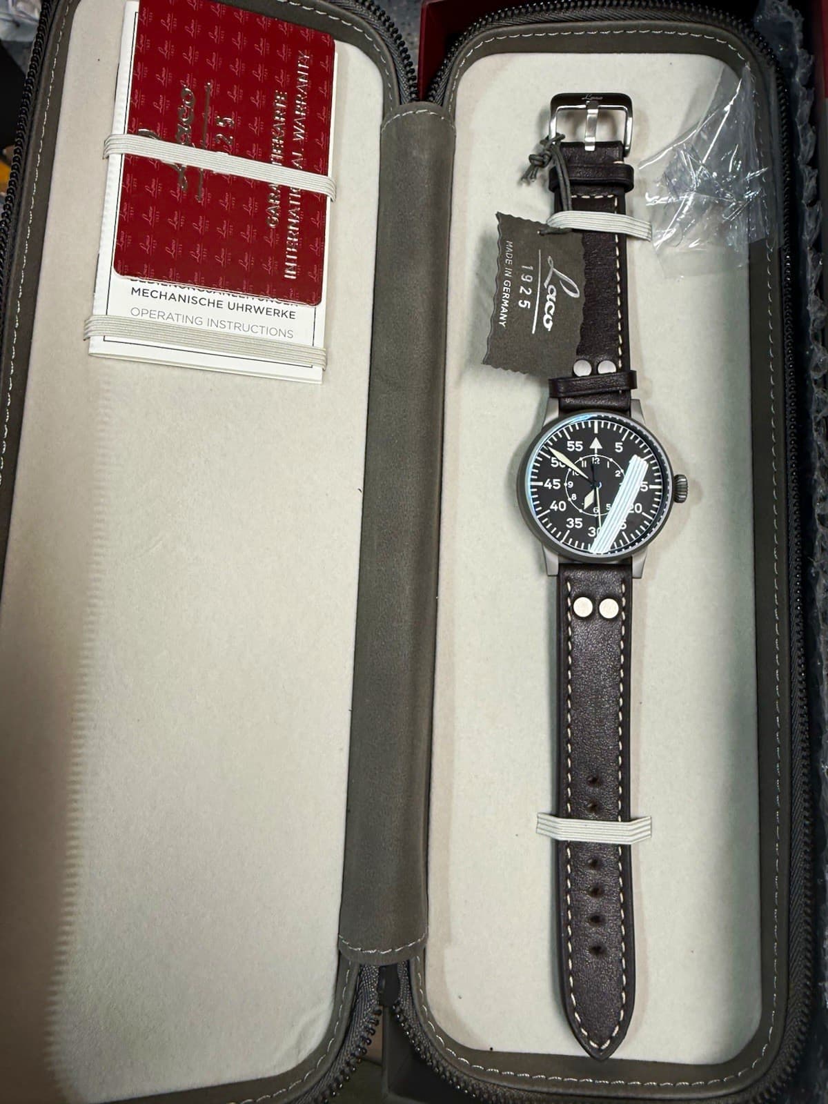 Laco Paderborn Pilot Watch Original 42mm Automatic ref 861749