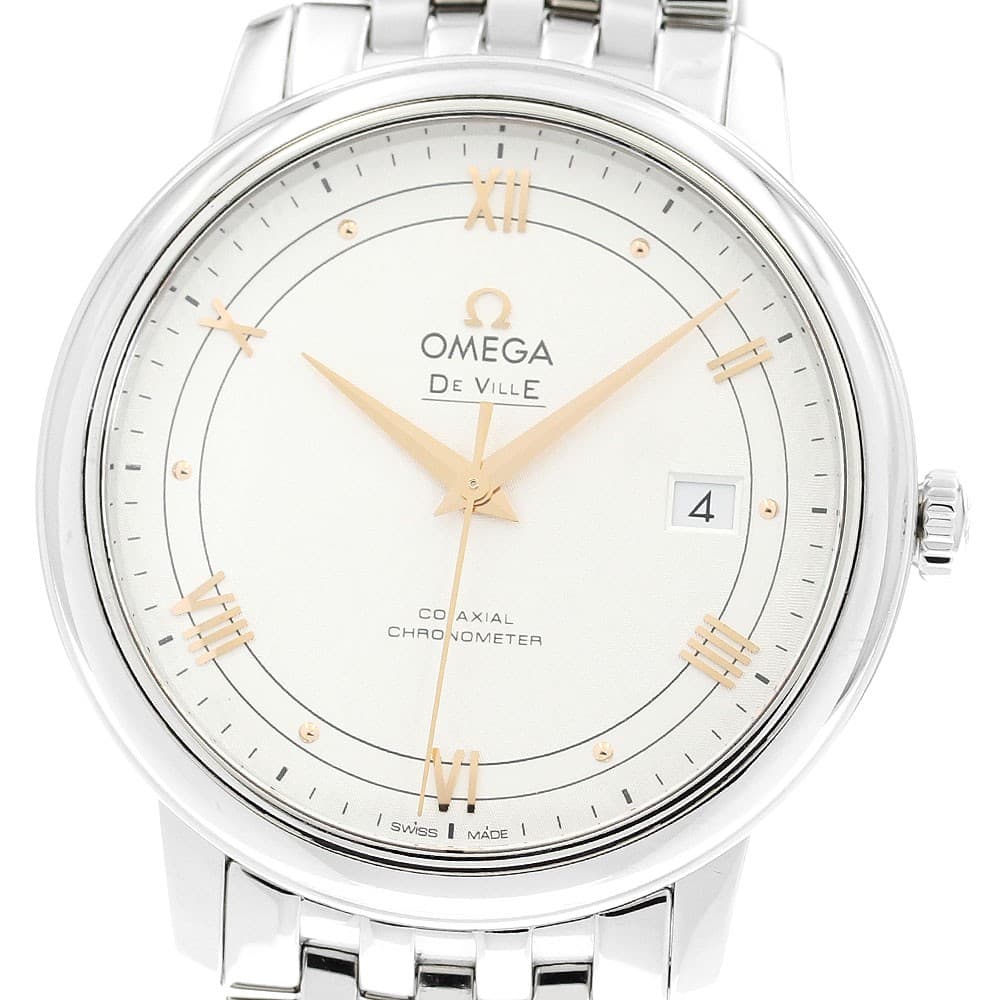 OMEGA 424.10.40.20.02.004 De Ville Prestige Date Automatic Men's Watch G0820