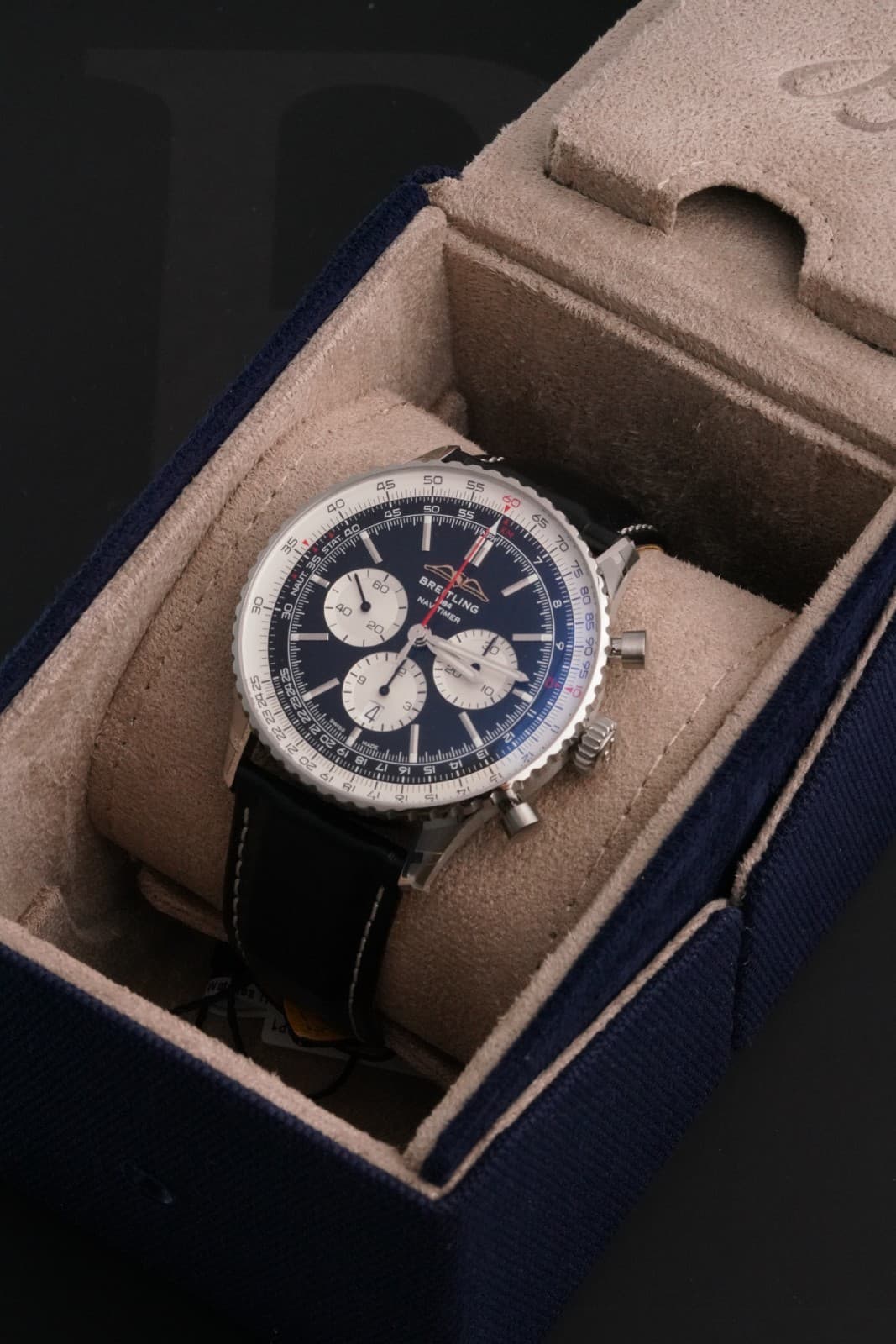 Breitling Navitimer 1 B01 Chronograph 46 AB0137211B1P1 Black Men's Watch
