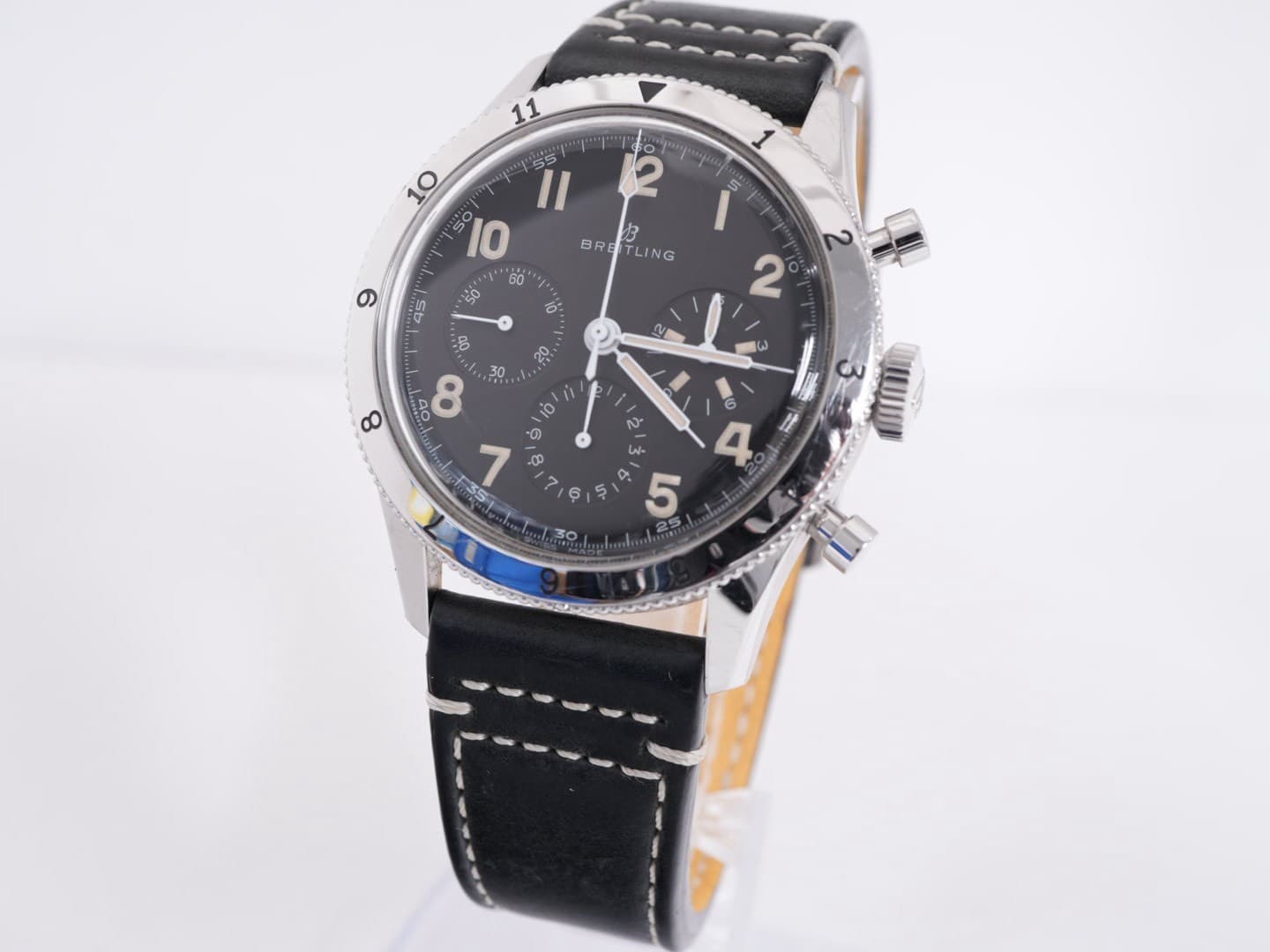 BREITLING Classic AVI 765 1953 AB0920 Manual Mens Watch Excellent A7612