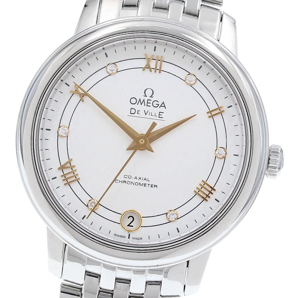 OMEGA 424.10.33.20.52.001 De Ville Co-Axial Date Automatic Women's Watch G0824