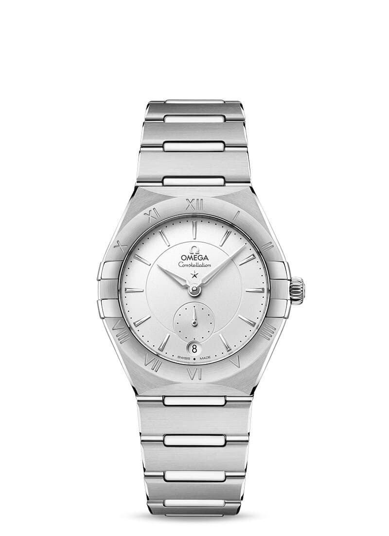 New Omega Constellation Steel on Steel 34mm Women's Watch 131.10.34.20.02.001