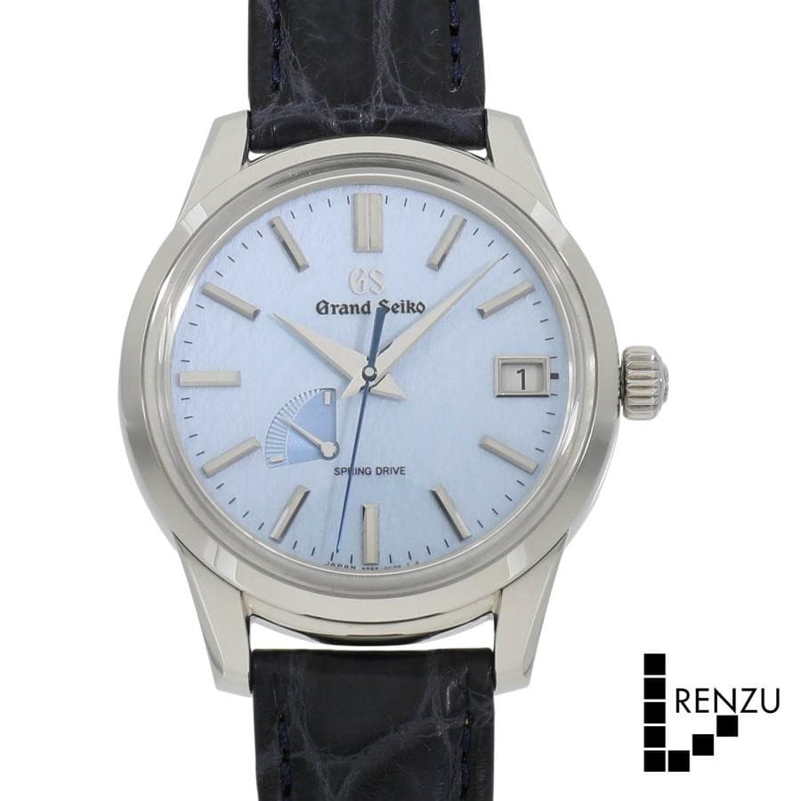 Grand Seiko SBGA407 Stainless Steel 40.2mm Blue Dial Box and Papers #RZW195