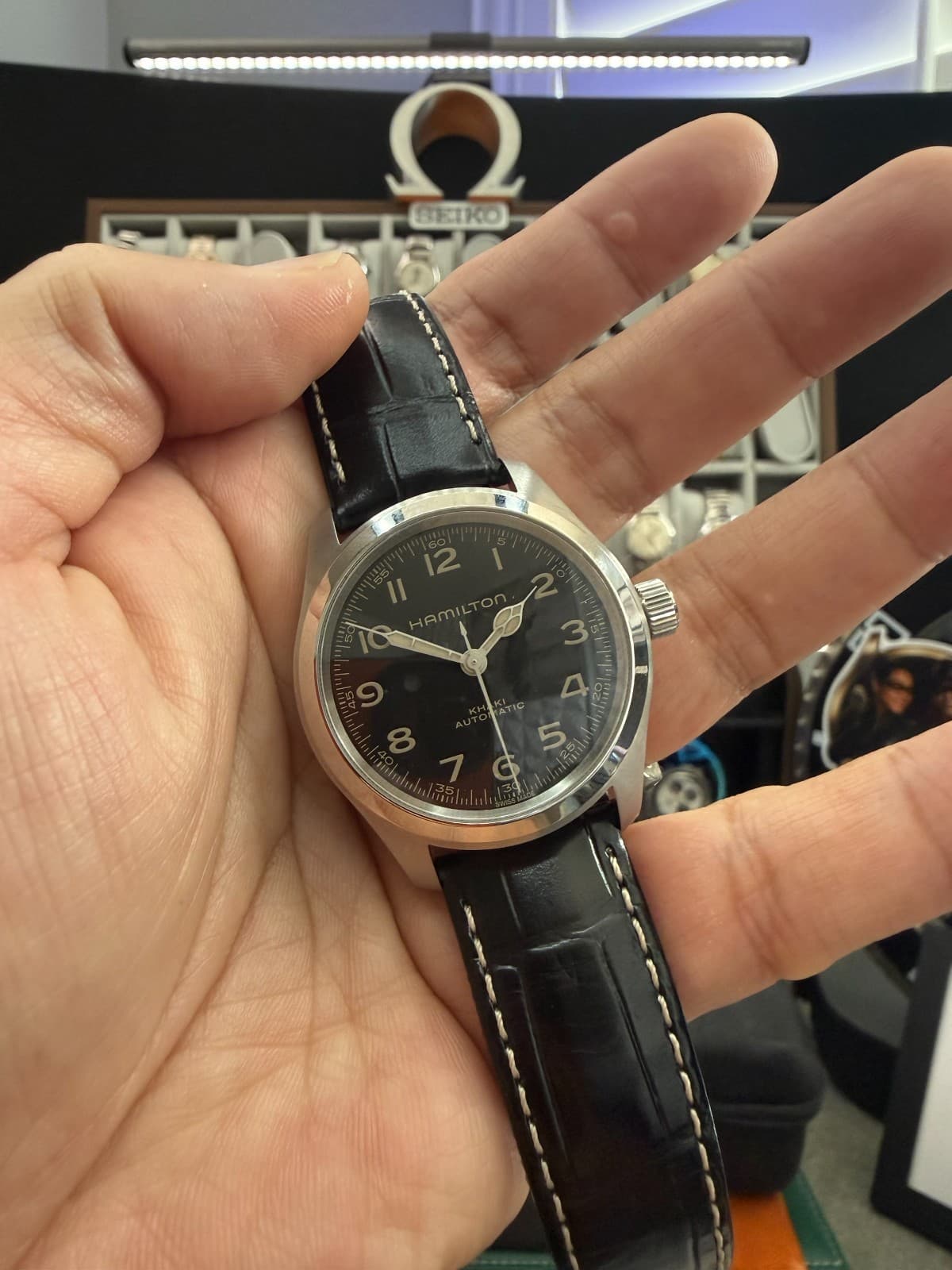 Hamilton Khaki Field Murph 38mm H70405730 Automatic H-10 80hr Black NIB
