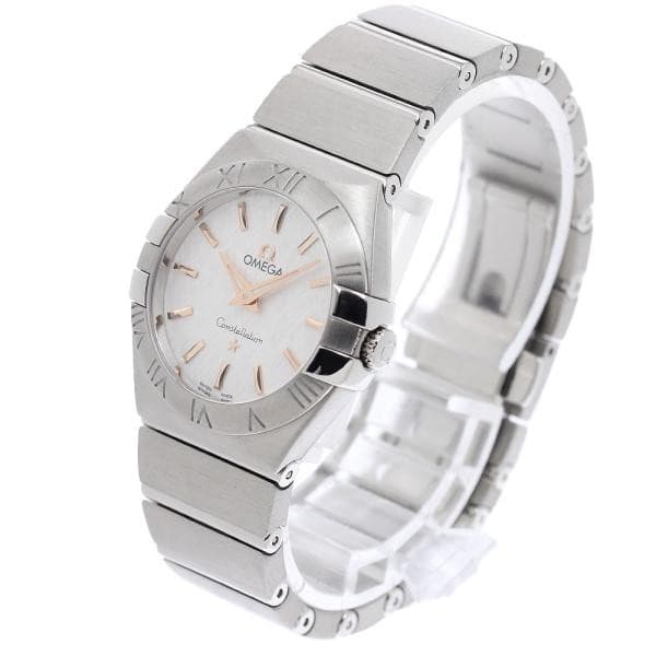 OMEGA Constellation 123.10.27.60.02.004 27mm SS Silver Dial Watch #C12019