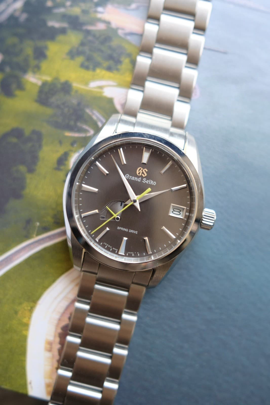 Grand Seiko Heritage Collection Spring Drive "Soko" Auto Steel Men Watch SBGA429