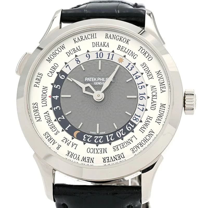 Patek Philippe World Time 5230G-014 18K White Gold 38mm Automatic #CSW411