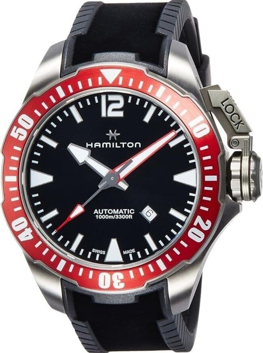 Hamilton H77805335 Hamilton Khaki Navy Frogman H77805335 Automatic 42 mm Used
