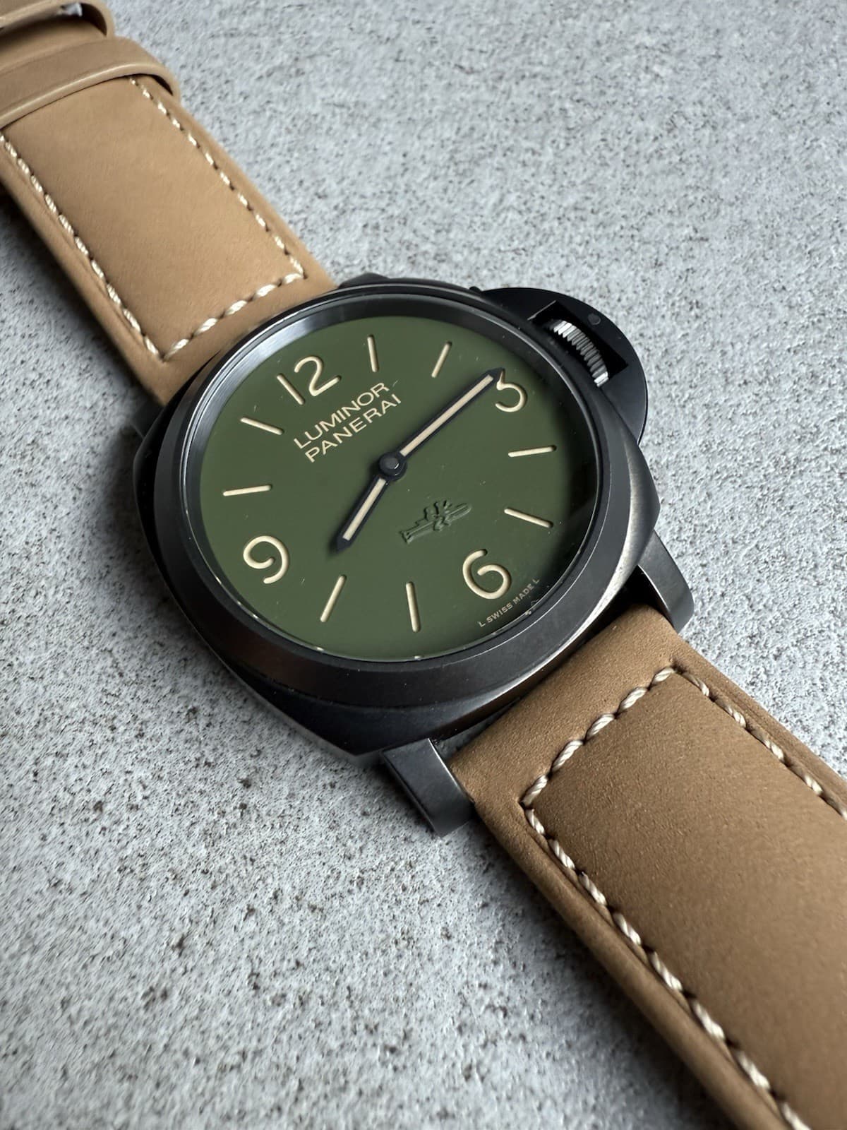 Panerai Luminor -PAM01957 -Kuala Lumpur - Limited 140 pcs- Green Verde Dial -DLC