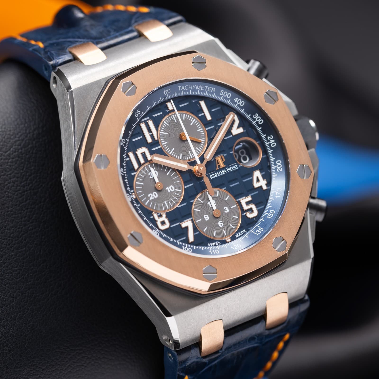Audemars Piguet Royal Oak Offshore "The Bucherer"  Blue Rose Gold Watch  26471SR
