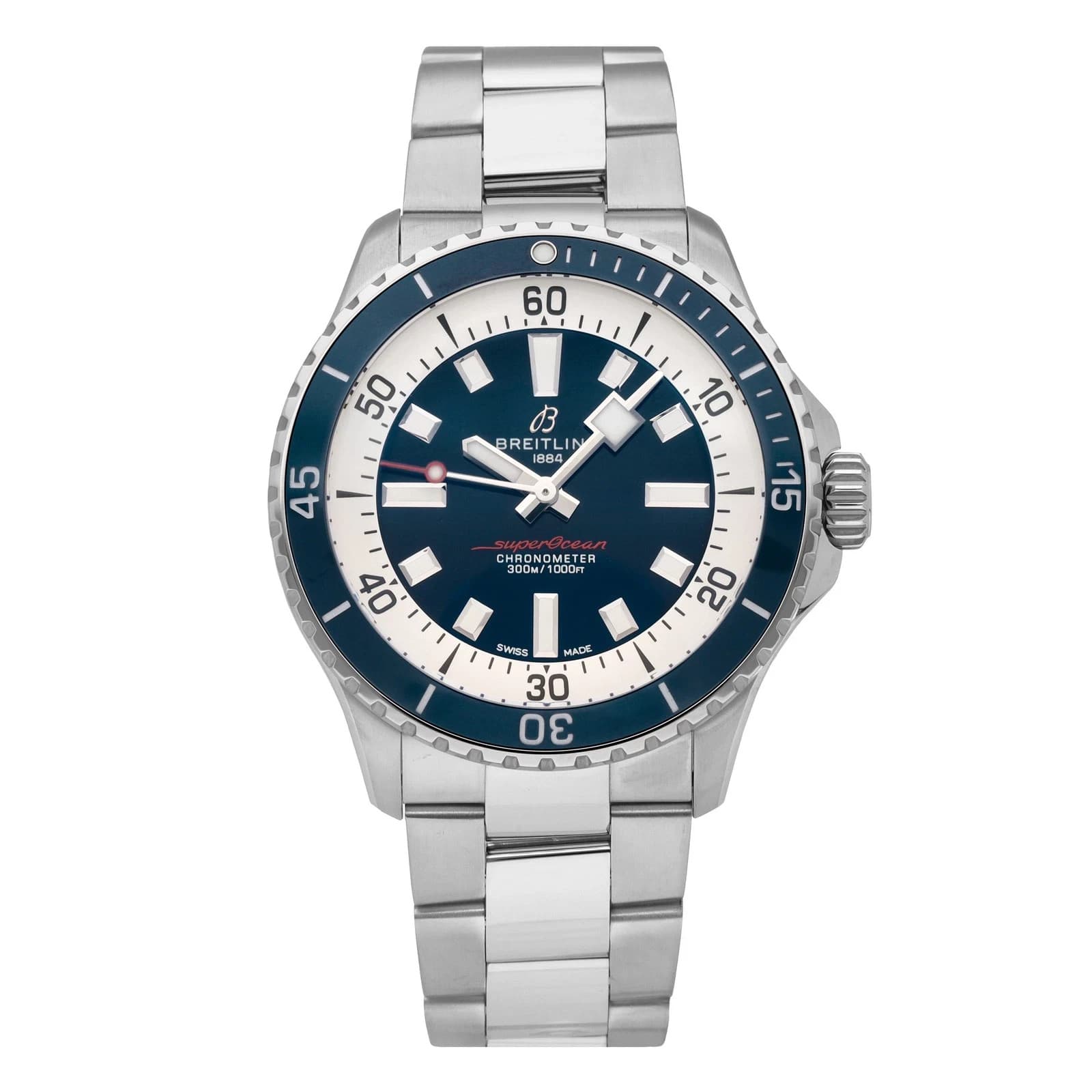 Breitling Superocean Blue Dial Automatic 42mm Men's Watch A17375E71C1A1