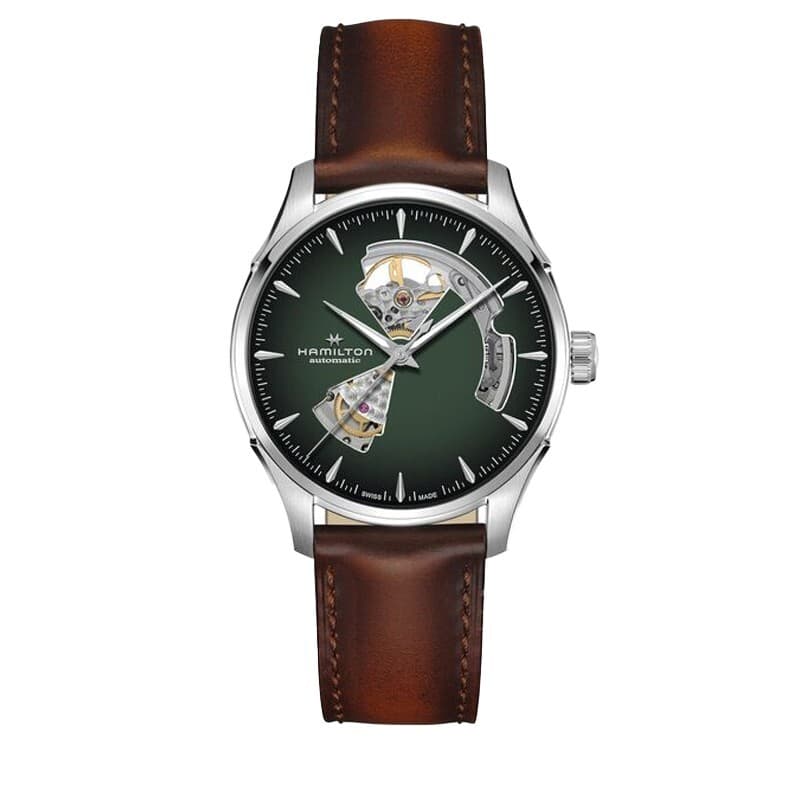 Hamilton  Jazzmaster Open Heart Auto 40mm Green Dial Men's Watch H32675560