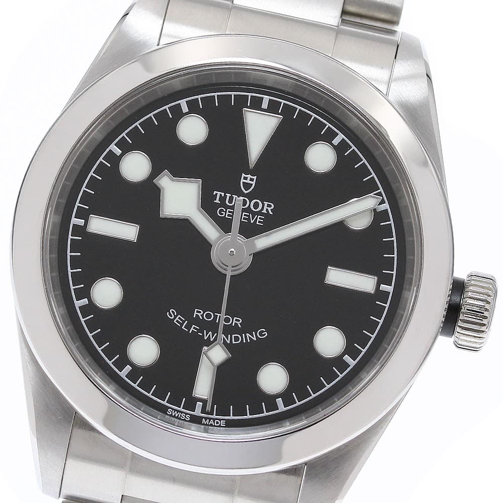 TUDOR 79580 Heritage Black Bay 32 Automatic Women's Watch From Japan G0828