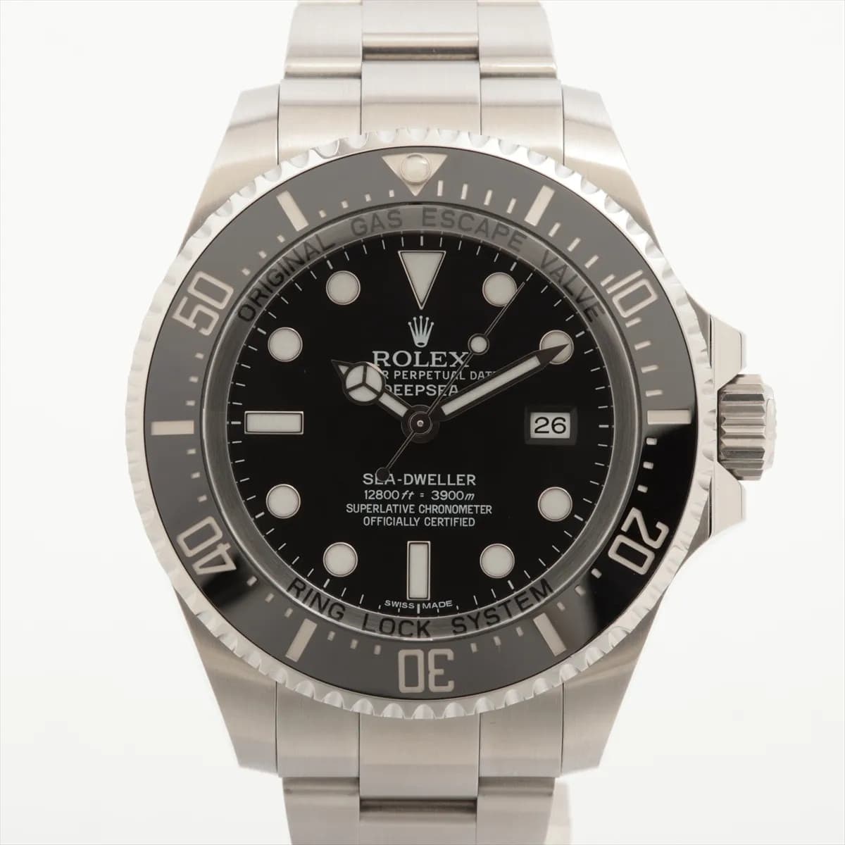 Rolex Sea-Dweller Deep Sea 116660 SS SS AT black dial 2 Extra Links