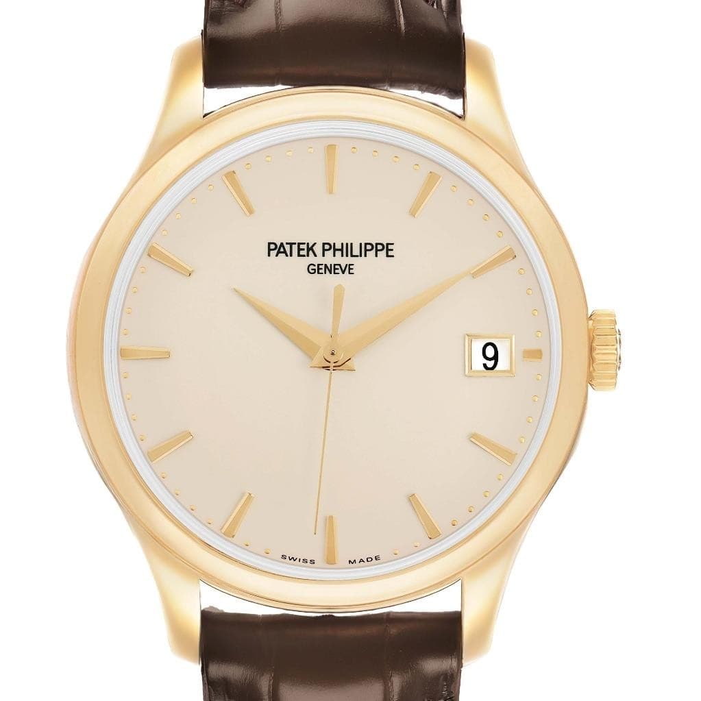 Patek Philippe Calatrava Hunter Case Yellow Gold Mens Watch 5227 5227J