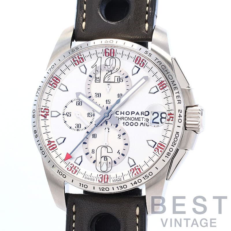 Chopard MILLE MIGLIA 168459-3041 Titanium 44mm Silver Dial Automatic #BVW534