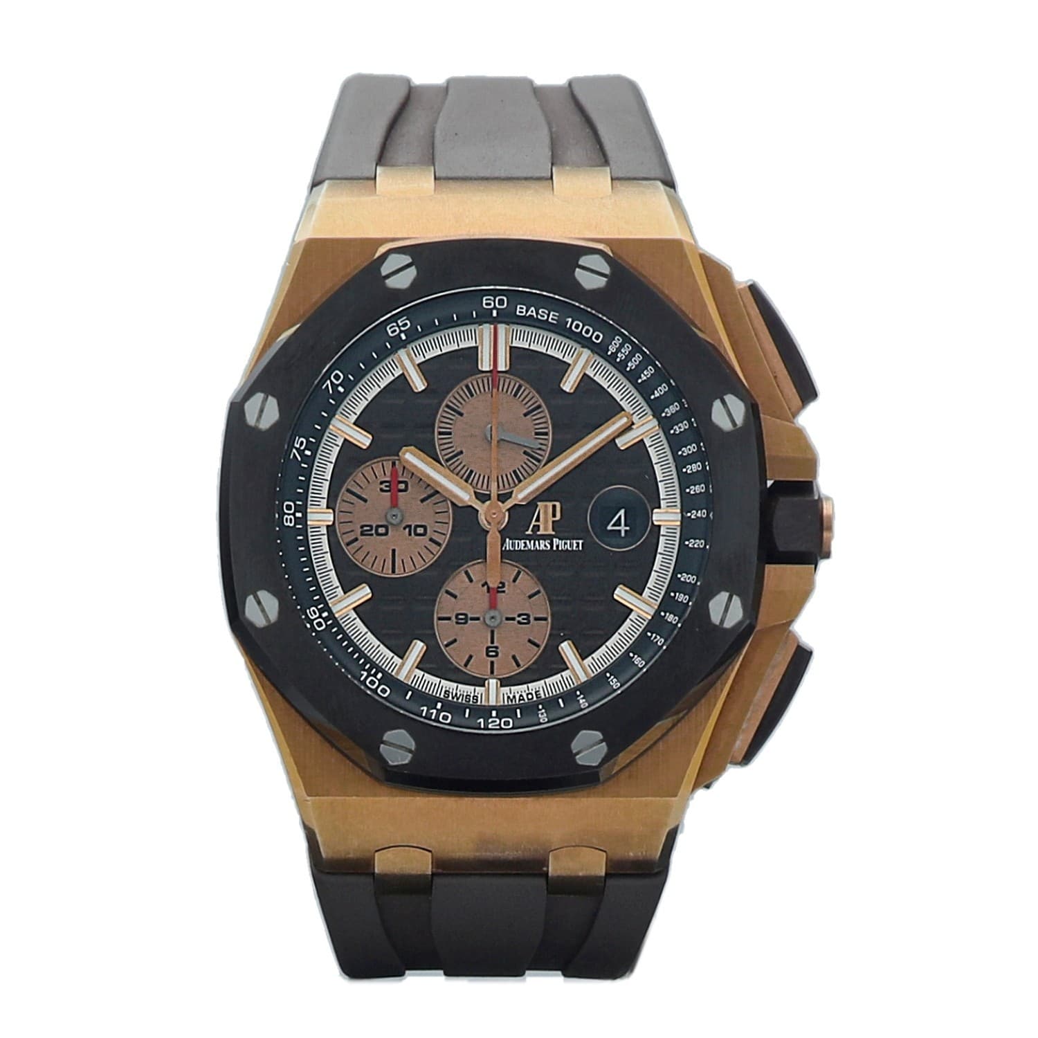 Audemars Piguet Royal Oak Offshore 18k Rose Gold 44 mm Limited Brown Men's Watch