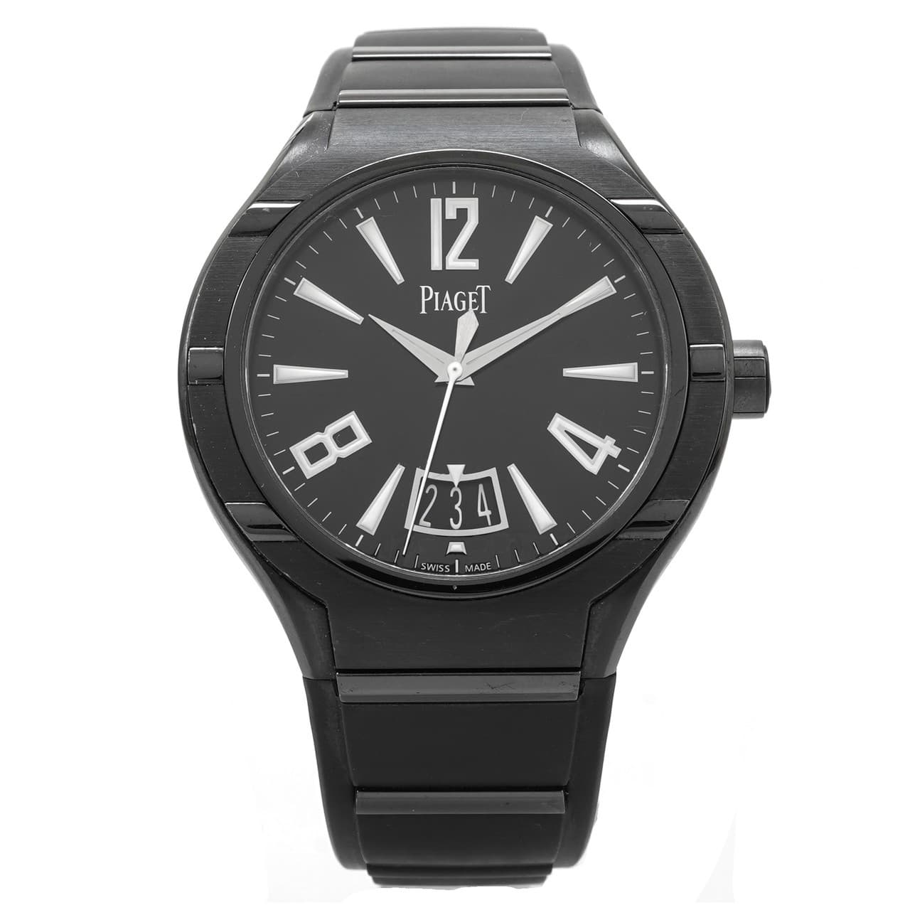 Piaget Watch Polo Forty-Five Automatic G0A37003 - Inventory 5190 DLC 45mm Rubber