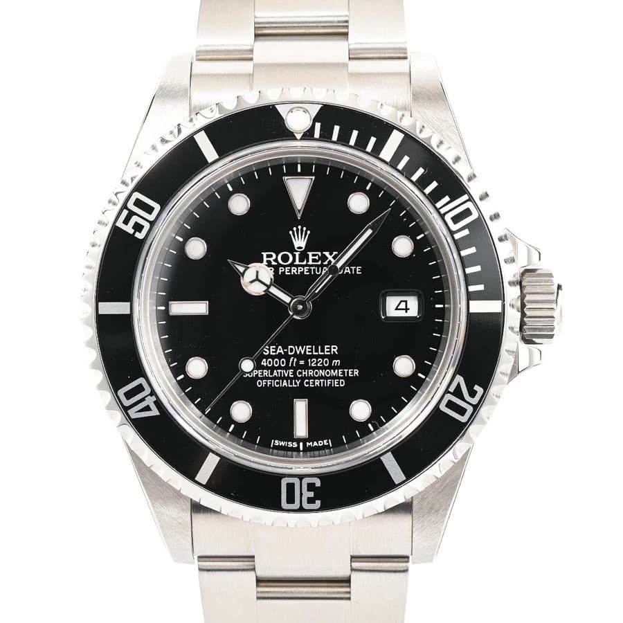 ROLEX Sea-Dweller 16600T Black Case Size 40mm Men's Used Watch #71015