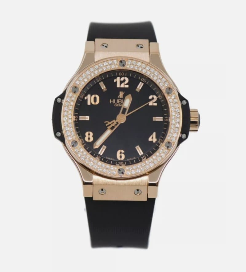Hublot Big Bang Diamond Bezel 18K Rose Gold 38 Lady's Watch 361.PX.1280.RX.1104