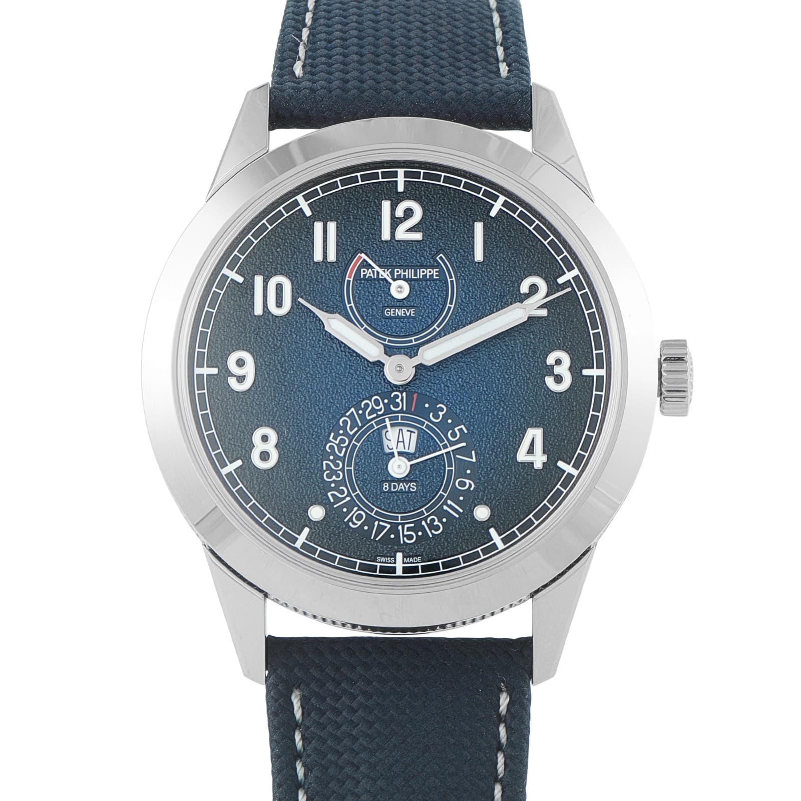 Patek Philippe Calatrava 8-Day White Gold Watch 5328G-001