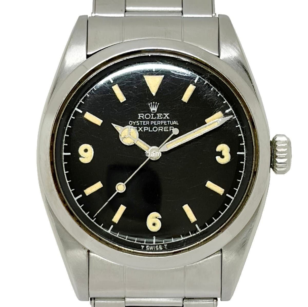 Rolex Explorer Luminous Hands/Markers 6350 Black TO333222
