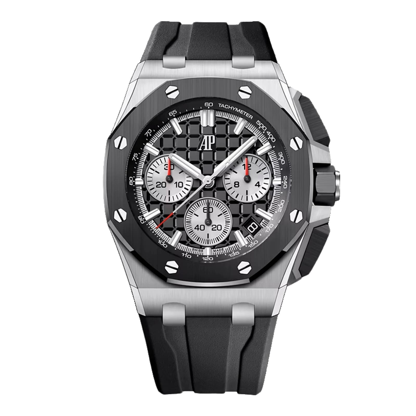 Audemars Piguet Royal Oak Offshore 26420SO Black Dial Mens Watch Box Papers
