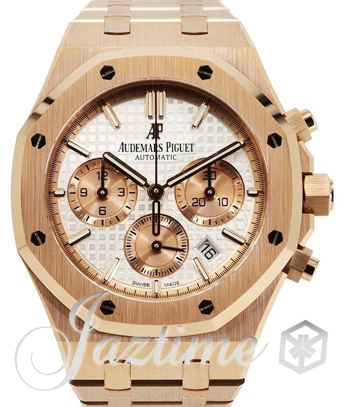 Audemars Piguet Royal Oak Chrono 38mm Rose Gold Silver 26315OR.OO.1256OR.01