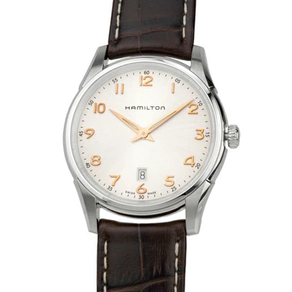 HAMILTON Jazzmaster H38511513 Quartz Date Indicator 42mm Silver Men Used