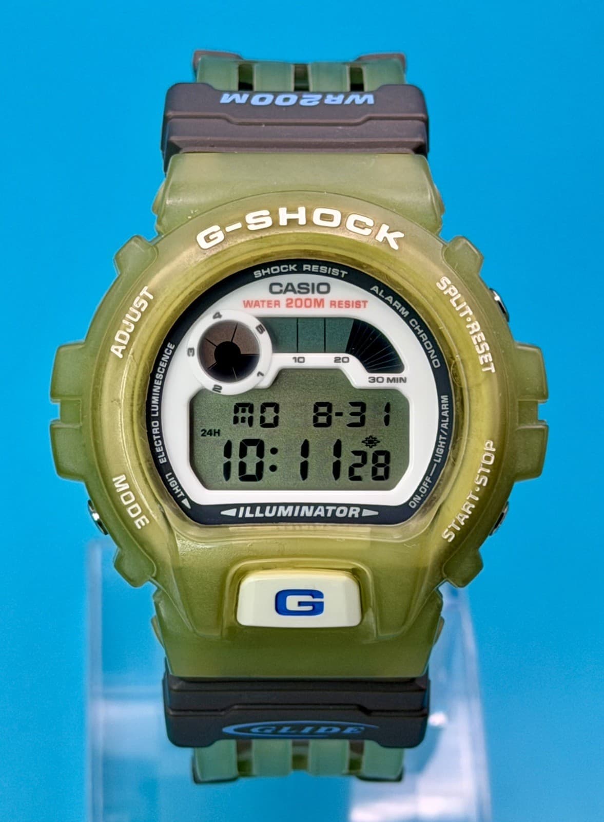 CASIO VINTAGE G-SHOCK DW-6900SG G-Lide Surf Timer 1997