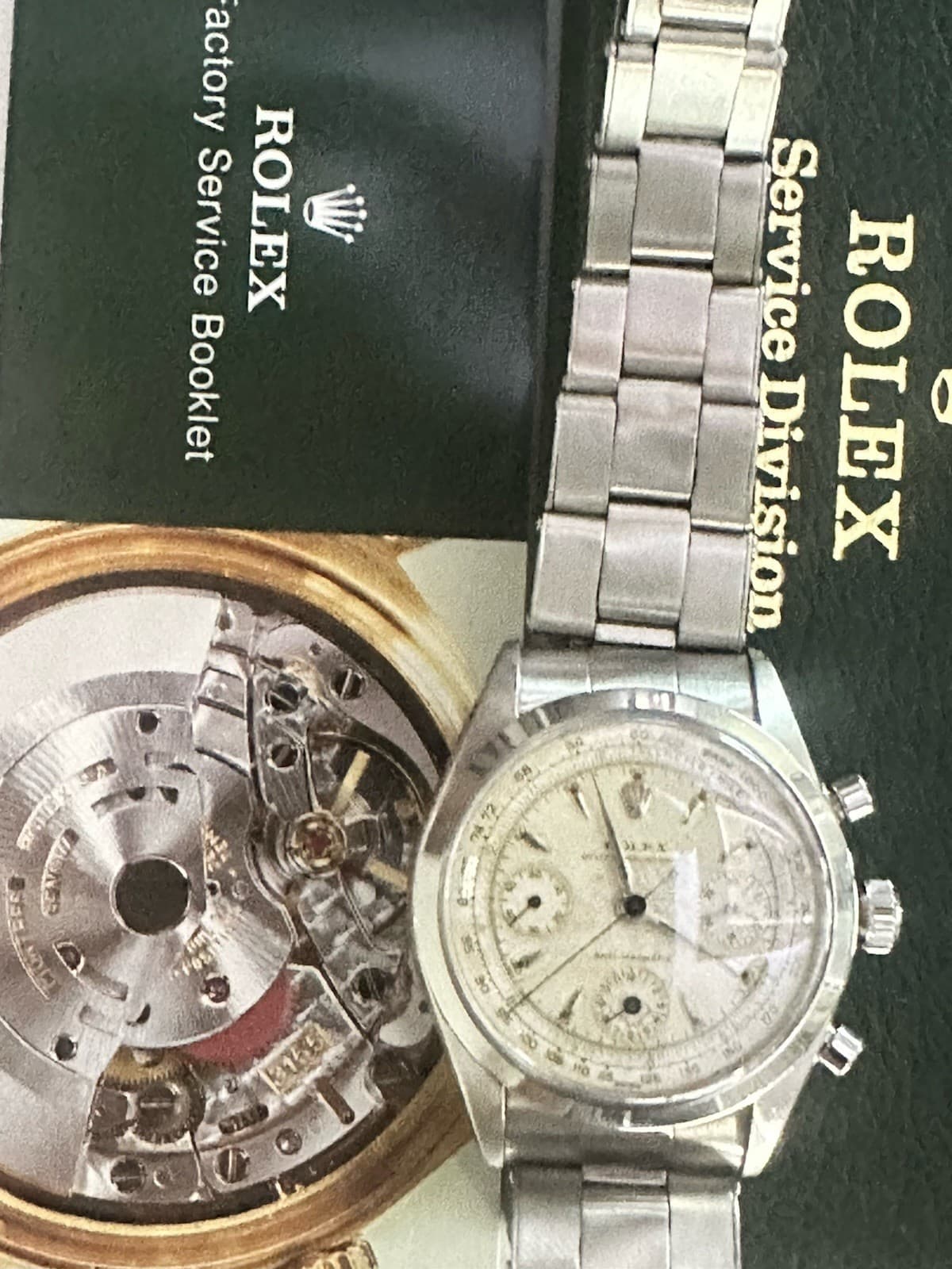 AMAZING 1956 ROLEX 6234 VINTAGE PRE-DAYTONA Oyster Chronograph Manual Wind Watch