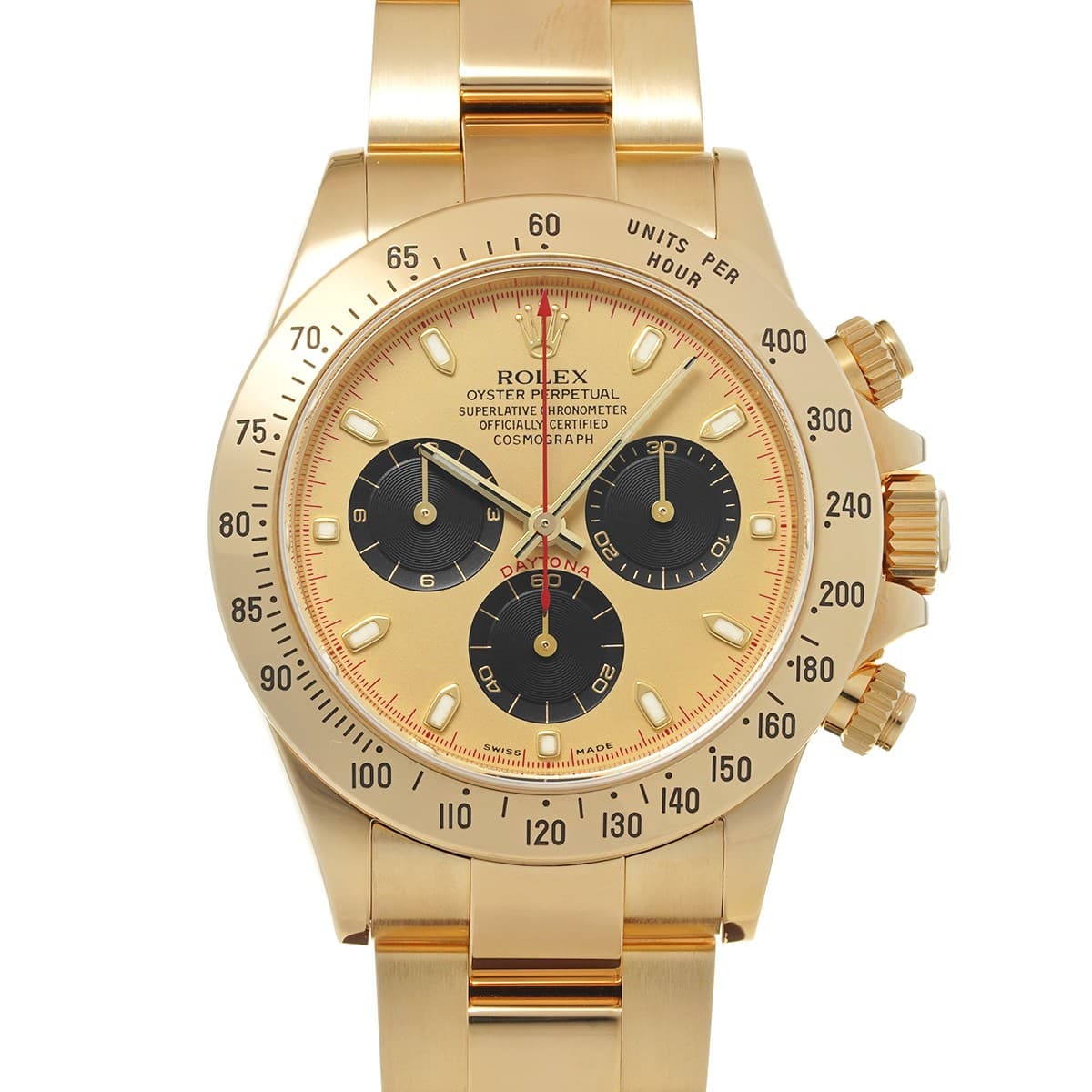 ROLEX Cosmograph Daytona 116528 Champagne/black WATCH 737146